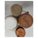 Lot of 7 Unique Handmade Ceramic Pottery Pieces