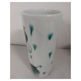 Colorful Hand-Painted Ceramic Vase, Jug, Plate, and Mask