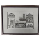 Framed Artworks and Sketchbook Collection