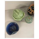 Assorted Studio Pottery Collection â 6 Unique Pieces by Various Artists