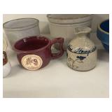 Vintage Pottery Collection - Pitchers, Bowls, and Jugs incl. New Hampshire - 7 Pieces