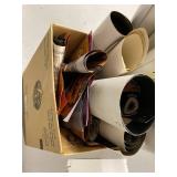 Collection of Vintage Rolled Posters Including Beer and Motorcycle Themes