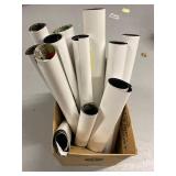 Collection of Vintage Rolled Posters Including Beer and Motorcycle Themes