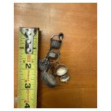 Sterling Silver Brown Country Baskets Charms