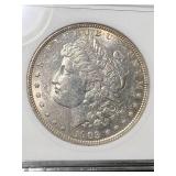 1903 US MORGAN SILVER DOLLAR ANACS AU58
