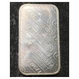 1 TROY OZ .999 FINE SILVER ENGELHARD BAR