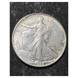 1988 AMERICAN SILVER EAGLE 1 TROY OZ .999 FINE SILVER