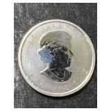 2012 CANADIAN MOOSE 1 TROY OZ .9999 FINE SILVER