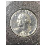 1963 US PROOF WASHINGTON QUARTER IN CASE