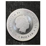 2017 AUSTRALIAN KANGAROO 1 TROY OZ .9999 FINE SILVER