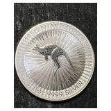 2017 AUSTRALIAN KANGAROO 1 TROY OZ .9999 FINE SILVER