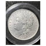 1897 US MORGAN SILVER DOLLAR IN AIRTITE