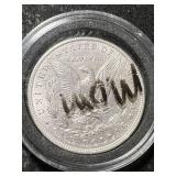 1897 US MORGAN SILVER DOLLAR IN AIRTITE