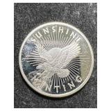 HALF TROY OZ .999 FINE SILVER SUNSHINE MINTING ROUND