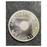 HALF TROY OZ .999 FINE SILVER SUNSHINE MINTING ROUND
