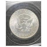 1964 US KENNEDY HALF DOLLAR IN CASE