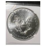 2012 AMERICAN SILVER EAGLE NGC MS69