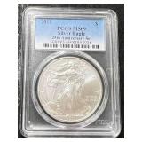 2011 AMERICAN SILVER EAGLE PCGS MS69