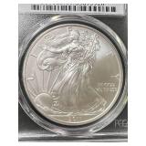 2011 AMERICAN SILVER EAGLE PCGS MS69