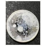 2011 CANADIAN WOLF 1 TROY OZ .9999 FINE SILVER