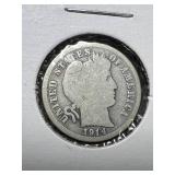 1914 US BARBER DIME