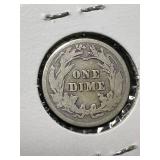 1914 US BARBER DIME
