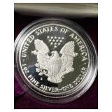 1988 PROOF AMERICAN SILVER EAGLE IN ORIGINAL MINT BOX