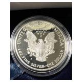 1998 PROOF AMERICAN SILVER EAGLE IN ORIGINAL MINT BOX