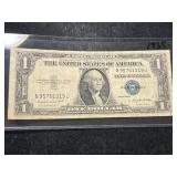 1935G US BLUE SEAL $1 SILVER CERTIFICATE