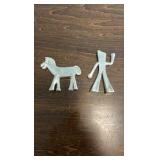 Pure Silver 999 Gumby and his horse!