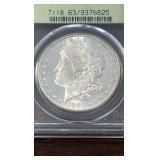 1880-S MS63 PCGS graded Morgan Silver Dollar