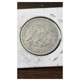 1876 Seated Liberty Half Dollar-Americas 100th birthday!