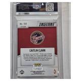 Caitlin Clark Rookie 2024 Panini Instant #159 Panini Graded GEM MT 10 - Indiana Fever Basketball Card