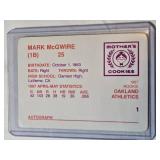 Mark McGwire Rookie 1987 Mother