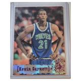 Kevin Garnett Rookie 1996 Topps Draft Picks #343 - Minnesota Timberwolves Basketball Card