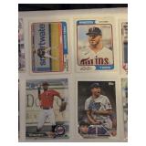 Lot of 37 Minnesota Twins Baseball Rookie, Refractors, Inserst Featuring Willians Astudillo, Brent Rooker, and Jake Cave and Others