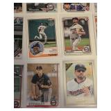 Lot of 37 Minnesota Twins Baseball Rookie, Refractors, Inserst Featuring Willians Astudillo, Brent Rooker, and Jake Cave and Others