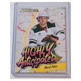 Brock Faber Rookie 2023-24 Upper Deck Credentials Highly Anticipated Insert #HA-11 - Minnesota Wild Hockey Card