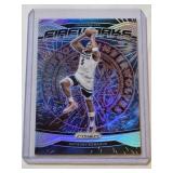 Anthony Edwards 2024-25 Panini Prizm Fireworks Silver Holo #25 - Minnesota Timberwolves Basketball Card