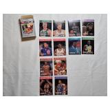 Lot of 12 NBA Hoops Collect A Books Featuring Larry Bird, Scottie Pippen, and Akeem Olajuwon