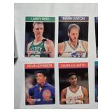 Lot of 12 NBA Hoops Collect A Books Featuring Larry Bird, Scottie Pippen, and Akeem Olajuwon