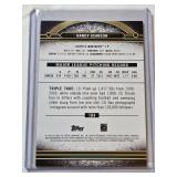 Randy Johnson 2024 Topps Triple Threads #104 and Numbered 2/99 - Seattle Mariners Baseball Card