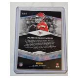 Patrick Mahomes II 2021 Panini Prizm Black Prizm Insert #B-1 - Kansas City Chiefs Football Card