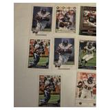 Lot of Adrian Peterson Football Cards Including Topps and Upper Deck, Featuring Vikings and Sooners Uniforms