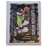 Anthony Edwards Rookie 2020-21 Panini Illusions Season Highlights Insert #14 - Minnesota Timberwolves Basketball Card