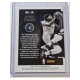 Anthony Edwards Rookie 2020-21 Panini Illusions Season Highlights Insert #14 - Minnesota Timberwolves Basketball Card