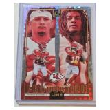 Patrick Mahomes II 2024 Panini Donruss Production Line Foil Insert #11 - Kansas City Chiefs Football Card