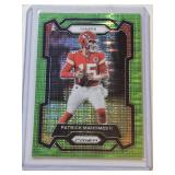Patrick Mahomes II 2023 Panini Prizm Green Prizm #149 - Kansas City Chiefs Football Card