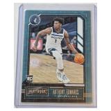 Anthony Edwards Rookie 2020-21 Panini Chronicles Playbook RC Blue SP #167 - Minnesota Timberwolves Basketball Card