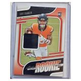 Lot of 5 Relic Cards Featuring Troy Franklin, Johnny Wilson, Daniel Oturu, and Theo Maledon with Rookie Features